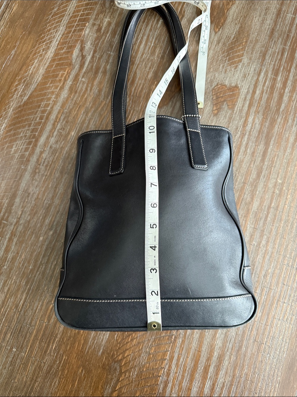 COACH Vintage Hampton Lunch Tote Shoulder Bag black - Picture 7 of 16